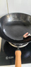 夏老大铸铁炒锅陆川平底生铁锅无涂层不易生锈煤气灶电磁炉通用炒菜锅34 实拍图