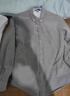罗蒙（ROMON）纯棉牛津纺长袖衬衫男春秋中青年时尚职业工装衬衣1085灰色40 实拍图