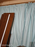 铭聚布艺（MINGJU）全遮光窗帘成品窗帘布 涤塔夫优雅蓝挂钩式2.4米宽*1.75米高1片 实拍图