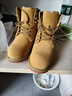 马登工装大黄靴男秋季新款休闲中帮男士马丁靴户外登山靴英伦风靴子 砂黄 【工装靴/美式复古马丁靴/高帮男鞋冬季/马丁鞋】 37 (235mm) 女码 实拍图