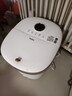 海尔（Haier）泡脚桶恒温加热足浴盆京东自营抑菌自动按摩足浴桶过小腿高深桶洗脚桶生日礼物送父母HQY-J741W 实拍图