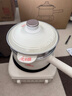 美的（Midea）电煮锅 电蒸锅 电炒锅 电热锅 2.6L分体式 小型1-2人学生宿舍多功能锅 泡面锅 XZC2061 配蒸笼 实拍图