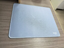 罗技（G）游戏电竞鼠标垫布面中小号办公细面加厚锁边鼠标垫 罗技鼠标垫-灰色(250*300*3mm) 实拍图