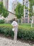 婧麒孕妇裤春夏薄款2026新款外穿糯米裤孕期不勒肚子阔腿裤孕妇装 燕麦色 春秋【软糯舒适 不勒肚子】 L 【建议体重100-120斤】 实拍图