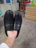 YRC意尔康男鞋秋季真皮商务正装休闲皮鞋男士软底防滑中老年爸爸鞋子 黑色Y-8855【四季款】 42 (260mm) 实拍图