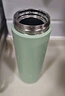 米家 保温杯 316不锈钢水杯 男女士杯子 大容量茶杯便携 350ml绿色 实拍图