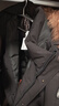 京东京造【进口极寒95鹅绒服】羽绒服男外套女冬季新款中长款 曜石黑 XL 实拍图