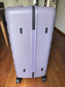90分行李箱28英寸莱茵河Pro 拉杆箱大容量旅行箱静音轮密码箱莫奈紫 实拍图