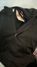 迪卡侬（DECATHLON）健身服女秋加绒跑步运动t恤瑜伽立领长袖速干衣上衣RUNW 活力黑 M /40 实拍图