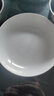 瓷侠客盘子菜盘家用白色骨瓷餐具碟子陶瓷餐盘套装骨碟饺子盘深盘饭盘 7英寸凉菜盘（4个装） 17.8cm 实拍图