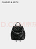 CHARLES&KEITH经典菱格大容量双肩包背包学生书包包女包生日礼物CK2-60151400 实拍图