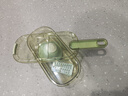 物鸣切丝器切菜神器家用厨房萝卜土豆丝片多功能护手擦丝器刨丝器 带篮三刀头-透明绿+护手器 实拍图