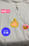 唐狮（TonLion）儿童长袖T恤春秋纯棉打底衫男女童白色t恤内搭上衣春装 白色 120 实拍图