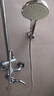 九牧（JOMOO） 增压花洒喷头淋浴淋雨莲蓬头加压高压硅胶除垢花伞花沙喷淋头多档调节花晒洗澡淋浴头 【5】【三档增压+硅胶易洁】花洒头+底座+1.5米 实拍图