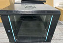 萤石海康机柜网络机柜B2.6406  6U黑色玻璃门 超厚 600宽*450深*350高 墙柜监控壁挂机柜弱电柜KTV交换机机柜 实拍图
