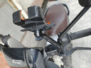 洛克兄弟电动车手机支架摩托车电瓶车外卖代驾导航自行车手机架 黑橙-后视镜款 实拍图