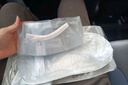 JAJALIN高筒防雨鞋套男女学生骑行雪天防水加厚耐磨儿童鞋套透明白XL码 实拍图