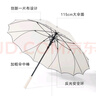京东京造2025新款无缝伞16骨大号雨伞长柄伞晴雨加固一片式雨伞25寸115cm 实拍图