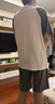 京东京造【新疆棉 抗菌 抗敏】纯棉男士睡衣男家居服套装睡衣 深花灰L 实拍图