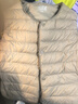 雪中飞经典新款基础舒适轻薄羽绒便捷短款保暖羽绒小马甲轻盈便携舒适 浅亚麻|7100-女 M 165/88A 实拍图