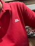 京东物流定制logo（刺绣工艺）polo衫 短袖休闲商务 夏季新款潮流上衣 红色 XL 实拍图