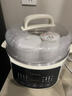 美的（Midea）电炖锅电蒸锅电炖盅隔水炖 0涂层不锈钢内胆多功能煮粥煲汤燕窝炖盅4.5L白瓷炖蒸炖一体MD-DZC2556 实拍图
