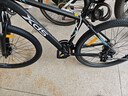 喜德盛（xds）山地自行车黑客350/旭日310 X6铝合金车架21速变速机械碟刹 黑客350黑银17寸（26款） 实拍图