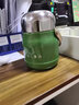 物生物（RELEA）焖烧杯316L不锈钢闷烧壶便携学生保温饭盒焖烧罐上班族保温桶 松绿【自带餐勺】 1200ml 实拍图