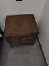 中伟（ZHONGWEI）实木柜床头柜卧室家具原木色新中式柜子收纳柜54*41*48CM  实拍图