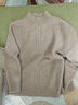 恒源祥品牌100%纯羊绒衫冬装加厚羊毛衫中年妈妈毛衣女半高领打底衫毛衣 22607驼色 加厚 送礼盒+礼袋 XL 建议115-130斤 实拍图