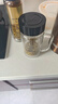 富光双层玻璃杯商务泡茶杯子 大容量男女耐热办公水杯带把黑色320ml 实拍图