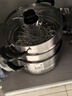 美厨（maxcook）三层蒸锅 26cm不锈钢蒸锅加厚复底蒸煮两用 电磁炉燃气通用 实拍图