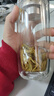 富光玻璃杯双层 带茶隔高硼硅玻璃水杯 茶水分离车载泡茶杯子男320ml 实拍图