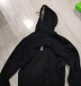 真维斯重磅卫衣男款春秋季青少年学生加肥加大码美式潮牌男士连帽外套男 黑色(复古字体中标) L (175) (收藏加购优先发) 实拍图