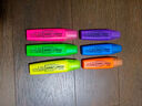 晨光(M&G)文具6色双头荧光笔 醒目重点标记笔 荧光晴朗色系手帐笔水性记号笔套装 6支/盒AHMT2609 实拍图
