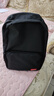 联想（Lenovo）双肩包初高中大学生书包休闲旅行背包出差电脑包潮男女运动旅行通勤轻量黑色背包【升级面料】 实拍图
