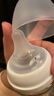 贝亲【新生儿第一个奶瓶】玻璃奶瓶宽口径奶瓶80ml SS号奶嘴 0月+ 实拍图