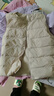波司登（BOSIDENG）25新款轻薄羽绒服男女儿童5A抗菌90绒百搭休闲内搭短款经典马甲 灰燕麦7441囤货拍大 160 /80 约 150-160cm 45kg 实拍图