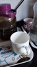 陶相惠茶杯办公杯陶瓷杯纯白骨瓷带盖会议杯子开会水杯定制公司LOGO刻字 实拍图