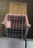 【京东物流】宠物航空箱大号猫狗外出托运箱车载猫窝便携狗笼猫包 1号45cm*30cm*33cm【带挂碗+垫片】 实拍图