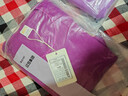 红豆居家秋冬棉毛衫男女秋衣秋裤全棉中老年保暖内衣 牡丹紫 XL175/100 实拍图