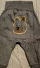 迷你巴拉【pp裤】男女童裤子加绒保暖冬新款高腰长裤 中花灰00502 73 实拍图