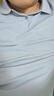 京东京造【100系列云感速干】运动短袖Polo衫男跑步健身户外 灰蓝色2.0  实拍图