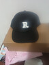 【热巴同款】加大棒球帽帽子男女大头围显脸小春夏字母百搭棒球帽 刺绣款-黑色 实拍图
