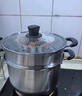美厨（maxcook）304不锈钢蒸锅36CM 二层复底 燃气炉电磁炉通用 MCZ0654 实拍图