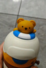 日康（rikang）儿童保温杯 不锈钢吸管杯学生幼儿园上学专用400ML B4025-1 黄咖 实拍图
