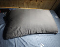 洁丽雅（Grace）枕头枕芯 A类酒店加厚锦丝绸羽丝绒枕舒睡枕单只装 咖色 实拍图