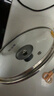 炊大皇 可立可视玻璃盖把手炒锅盖20cm 304不锈钢包边煎锅火锅蒸锅防爆 实拍图