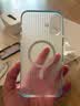 猩球卫士高级感防指纹适用Apple/苹果iPhone16Plus磁吸瓦楞手机壳超薄行李箱条纹保护套磨砂透明外壳蓝 实拍图