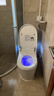 九牧智能马桶一体式全自动翻盖无水压即热虹吸式语音家用电动坐便器 白色顶配香薰内置泡沫盾 带水箱 305/300mm 【包安装】 实拍图